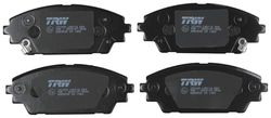 TRW GDB3592 Conjunto de 4 pastilhas de travão para Mazda CX-3 (DK) 2015 - eixo dianteiro e outros veículos