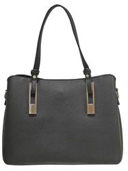 Envy 832, Bolsa DE Hombros para Mujer, Black, Medium