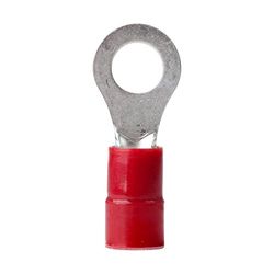 Ancor 222233 Marine Grade Elektrische Nylon Geïsoleerde Dubbele Crip Trechter Entry Ring Terminals met Isolatie Grip (8-gauge, Maat 10 Schroef, 100-Pack)