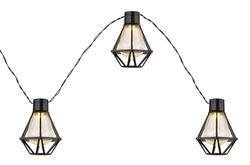 Brightium Guirlande lumineuse LED 2,3 m 2700 K IP44, décorative et étanche, idéale pour les événements et les espaces extérieurs.