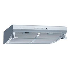 Teka C 6310 - Sino extrator de aço inoxidável 60 cm, clássico e integrado em móveis, 3 velocidades, 1 motor, iluminação LED, cor branca