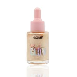 Glam'Up Paris – Luminador para el cuerpo y la cara – Body Glow – Highlighting Drops – Efecto nacarado – Textura sedosa e hidratante – No pegajosa – N°02 Sun Light