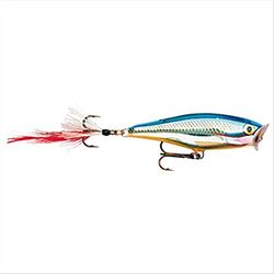 Rapala - Leurre de Pêche Skitter Pop - Leurre Pêche Construction Balsa - Matériel de Pêche d'Eau Douce - Prof de Nage Surface - Taille 5cm / 6g - Fabriqué en Estonie - Frog