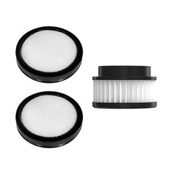 Replacement HEPA Filter Set for EUREKA NEC370 Cordless Vacuum Cleaners (2 Filters and 1 HEPA Filter)