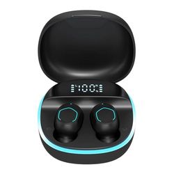 Soundos Auriculares Bluetooth, Auriculares Bluetooth micrófono, Auriculares inalámbricos con Bluetooth 5.1 cancelación de Ruido, sensores táctiles, IPX7 Resistente al Agua, 28 Horas de Tiempo de