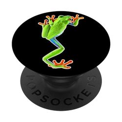 Rana Árbol Verde PopSockets PopGrip Intercambiable