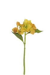 Express Flor Confezione da 1 ortensie artificiali, 33 cm, colore: giallo