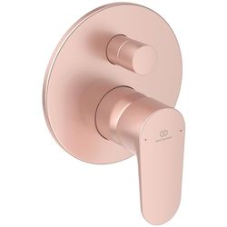 Ideal Standard A7350RO Cerafine O Rubinetto da bagno a incasso per 2 funzioni – Rubinetto da bagno senza beccuccio in rosa