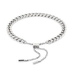 Liebeskind Berlin LJ-1386-B-23 Armband zilver, 23 EU, Roestvrij staal, Geen edelsteen