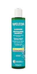 Weleda Rosemary Oil Revitalising Shampoo, with Hyaluronic Acid, Hair Growth, Thinning Hair, Hair Loss, Silicon & Sulfate Free, Healthy Scalp, Women & Men, Natural & Organic, 250ml