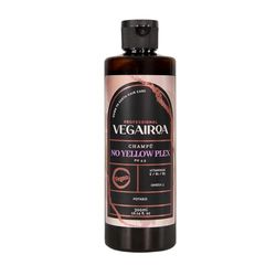 VEGAIROA - No Yellow Plex Shampoo - Neutralizza i toni gialli e arancioni - Idratazione profonda - Pigmento viola - Per capelli biondi decolorati -Vegan Professional Hairdressing- 300ml.