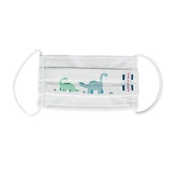 Doudou et Compagnie DC3761 - Maschera in cotone Jersey Dino, taglia S, colore: Verde