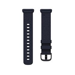 Fitbit Charge 5,Vegan Leather Band,Indigo,Large, Activity Tracker Accessory Unisex-Adult