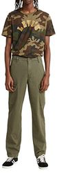 Levi's XX Tapered Cargo Taper, Olive Night S Twll, 31W / 34L para Hombre