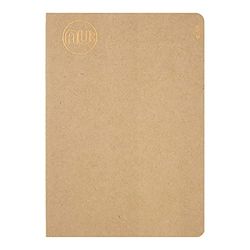 NU A5 Manilla Stitched Spine Notebook | 80 Pages, Ruled, Cream Paper | Stationary Notebook | Recycled & FSC-Certified | Stylish & Durable | Kraft Range