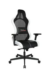 Topstar Sitness RS Sport Plus fotel gamingowy, tworzywo sztuczne, biały/czarny, rozmiar uniwersalny
