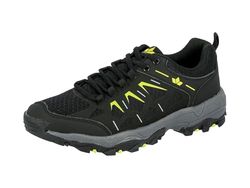 Lico Serra, sapatos de Low Rise caminhadas unissexo para adulto, Preto Schwarz Lemon Schwarz Lemon