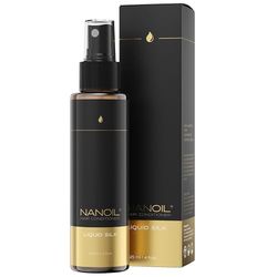 Soin Capillaire Revitalisant à la Soie Liquide Nanoil Liquid Silk Hair Conditioner 125ml - Conditionneur biphasé, Des Cheveux Lisses, Doux, Sains, Brillants et Fortifiés