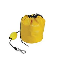Extreme Max BoatTector 3006.6628 Kit tudo em um de âncora de areia e boia para mota aquática, com corda de 1,8 m e gancho de pressão, embalagem de 1 unidade, amarelo