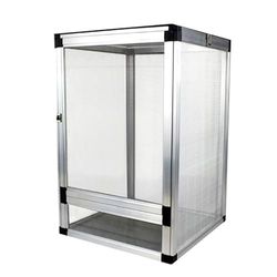 Reptiles Planet - Terrarium Grillagé en Aluminium - 45 x 45 x 80 cm