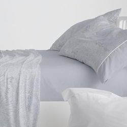 Burrito Blanco | Lakanset | Säng 150–160 cm (+Tillgängliga storlekar) | Design 045 | Blyblå färg (150–160 x 190/200 cm)