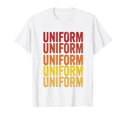 Definición de uniforme, Uniforme Camiseta
