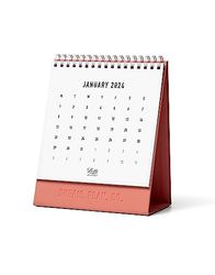 Letts Conscious 2024 Desk Calendar - clay