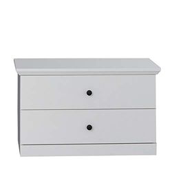 trendteam smart living - zitbank kast schoenenkast - garderobe - Baxter - opbouwmaat (BxHxD) 81 x 49 x 41 cm - kleur wit - 186031001
