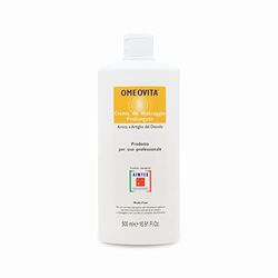 OMEOVITA | Crema massaggio Arnica e Artiglio del Diavolo, Trattamenti Intensi e Prolungati, Pelli Delicate, Ideale Per Piccoli Traumi, Contusioni, Articolazioni Dolenti, 500 ml