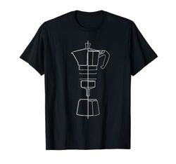 Camiseta del café | Moka Express Cafetera Italiana Espresso Camiseta