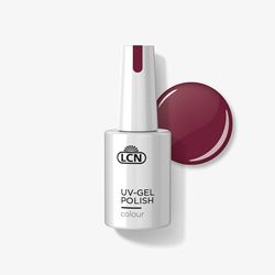 LCN UV-nagellack Juicy Plum – täckande och långvarig shellac – mild blötläggning – vegan, djurförsöksfri och HEMA-fri – 10 ml