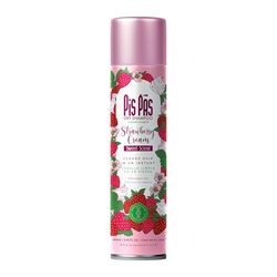 PisPás Strawberry Cream Dry Shampoo – Strawberry Cream-Scented Dry Shampoo, Refreshes and Eliminates Grease, Ideal for All Hair Types.