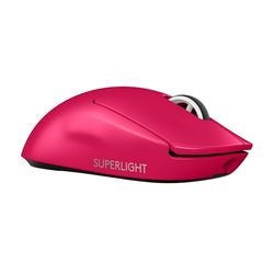 Logitech G PRO X SUPERLIGHT 2 LIGHTSPEED mouse gaming wireless, aggiornamento 8K, leggero, 60g, switch ibridi LIGHTFORCE, HERO 2, 888 IPS, 44K DPI, 5 pulsanti programmabili, USB-C, PC/Mac - Rosa