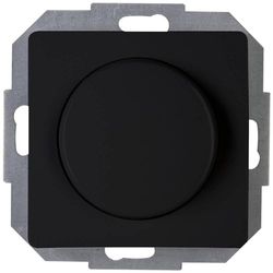Kopp Paris 843450088 Variateur à Pression Changeante pour Lampes halogènes 230 V RL 20-250 W/VA LED 3-35 W 230 V ~ 50 Hz Noir Mat