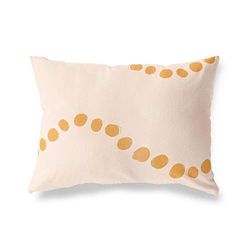 Bonamaison Decorative Cushion Cover Orange & Off White, Throw Pillow Covers, Home Decorative Pillowcases for Livingroom, Sofa, Bedroom, Size: 35x50 Cm - Designed and Manufactured in Turkey