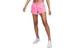 Nike W Nk 10K Short, Pantaloncini Sportivi Donna, Pink Glow/Pink Rise/Pink Foam/(Wolf Grey), L