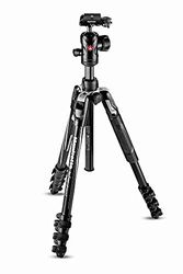 Manfrotto Befree Advanced Treppiede con Chiusura a Leva, Kit Treppiede da Viaggio Portatile e Compatto con Testa a Sfera, Treppiede in Alluminio per Mirrorless, Reflex, Accessori Fotografici