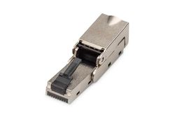 Digitus DN-93636 - Network Connector Cat 6A - 360° Shielded - Bendable - RJ45 Field Connector Cat6A - 500 MHz - 10GBase-T - 10 Gbps - AWG 27/7 to AWG 22/1