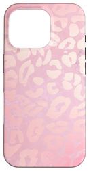 Custodia per iPhone 16 Pro Cute Pink Leopard Phone Case,Leopard Print Phone Cases,Girly