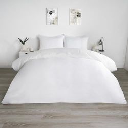 OHS Set copripiumino singolo Pinsonic, set di biancheria da letto singolo con federa, ultra morbido, decorativo, in rilievo, per letto singolo