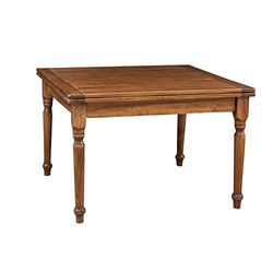 Biscottini Table Salle a Manger Extensible 120 x 120 x 80 cm Made in Italy| Table Cuisine | Table a Manger Extensible | Table Extensible Style Country