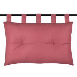 Stof - Headboard - Size 70 x 45 x 10 cm -100% Cotton - Grenache Colour -Oxford Model - Cotton Satin Elegant and Soft to the Touch Bedrooms