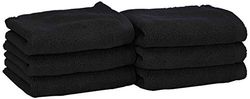 Heckett Lane Guest Towel, Cotton, Night Black, 30 x 50 cm