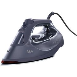 AEG SI6-1-4MN strijkijzer, 2500 watt, 200 g stoomstoot, 0-40 g stoom/min., restwarmte-indicatie, veiligheidsuitschakeling, zelfreinigende functie, 1,95 m kabel, anti-kalksysteem, blauw
