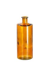 GILDE Large Decorative Vase XL Floor Vase Made of Recycled Glass – Glass Vase Arturo – Decorative Living Room Colour: Orange/Yellow – Height 75 cm