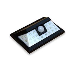 Applique solaire LED rechargeable 5 W 300 lm avec capteur, idéale pour éclairer l'extérieur et améliorer la sécurité dans les jardins et les patios.