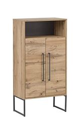 Schildmeyer Limmo commode 148910, houtstof, eiken landhuisdecoratie, 57,1 x 33,1 x 114 cm