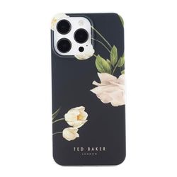 Ted Baker Elderflower Back Shell Skal för iPhone 15 Pro Max Svart Klar