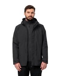 Jack Wolfskin Altenberg 3-in-1 jas, zwart, L