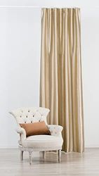 Mendola Interior Supreme Curtain Dimout Wave Tape Beige 135 x 245 cm